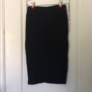 Black stretchy Pencil Skirt